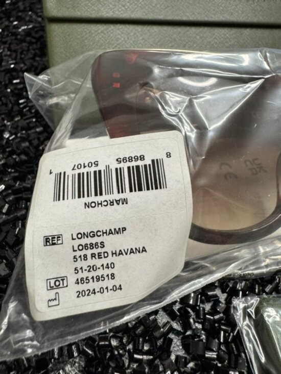 Longchamp Women\'s 51mm Red Havana Sunglasses LO686S-518 (51-20-140) Free Ship!! main image 8